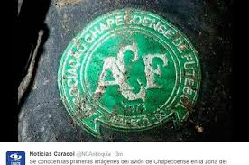 Escudo do clube catarinense em material que estava no avião. Imagem reproduzida pelo R7.