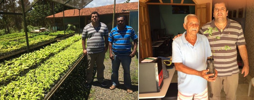 Nas imagens, Gusmão aparece com Nilson Antônio e Ariovaldo.