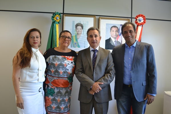 Soane Galvão, Ângela Sousa, Geraldo Reis e Mário Alexandre. 